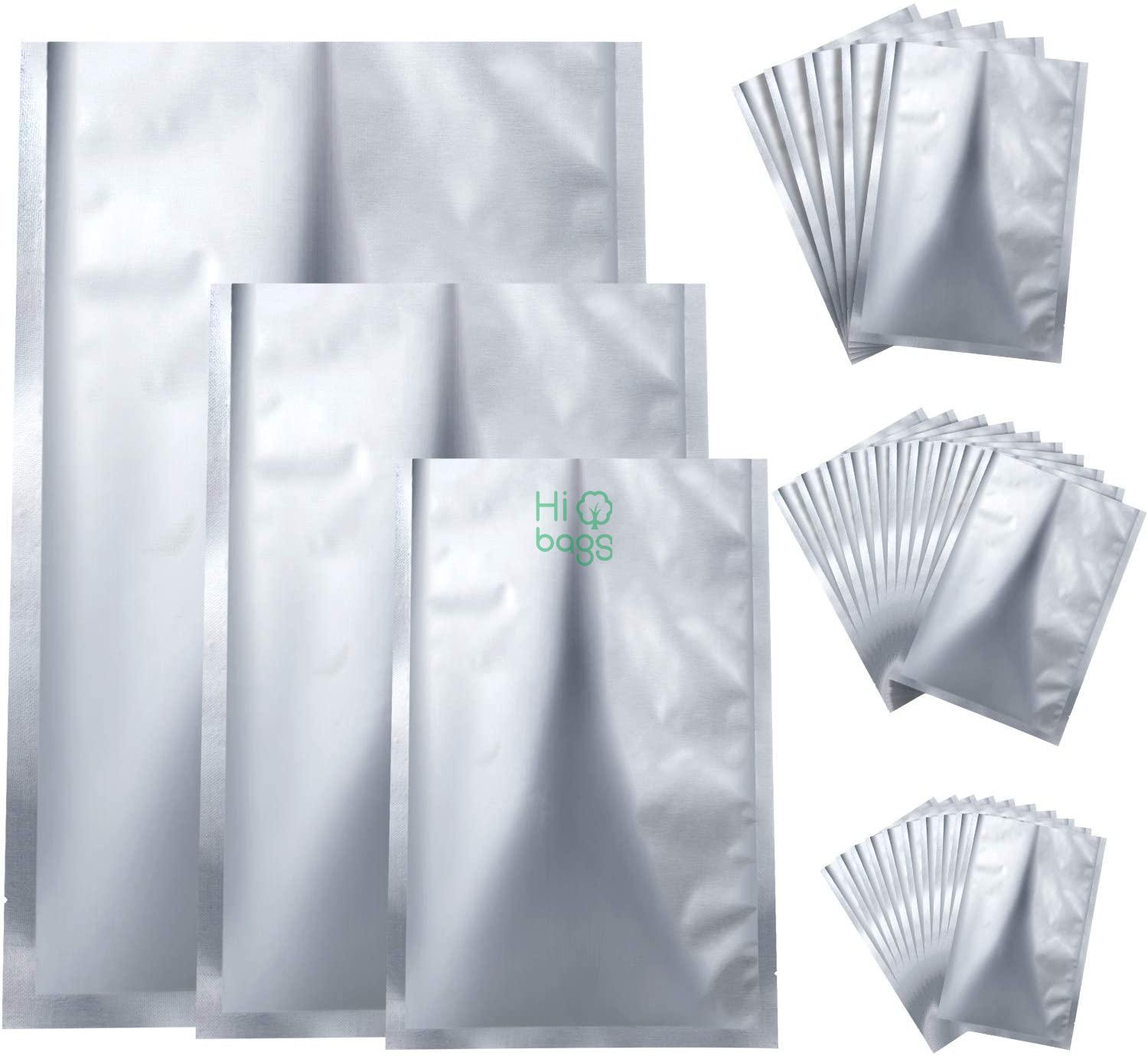 Mylar Aluminum Foil Metallic Mylar Foil Flat Heat Sealing Storage Bags Pouch M